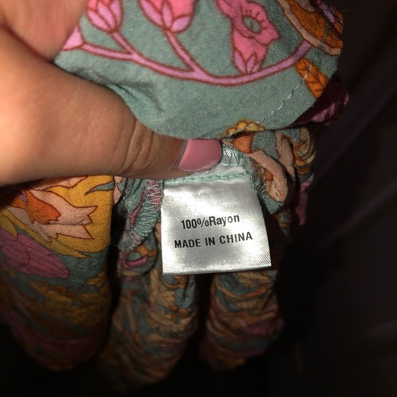 Retro Floral Halter Maxi Dress - Picture 3 of 4